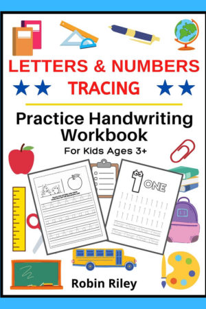 Letters & Numbers Tracing Kids Workbook Cover
